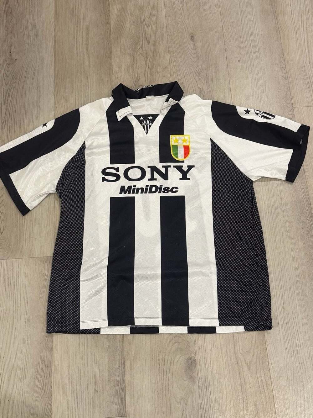 Sony × Vintage Vintage Del Piero Sony Mini Disc Soccer Jersey